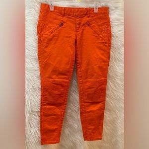 GAP Khakis Skinny Mini Color Lava Orange Size 04